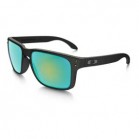 Oakley-Holbrook-Matte-Black-Emerald-Iridium-polarizadas