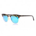 RAY-BAN-3016-Clubmaster-Habana-lente-azul-degradado