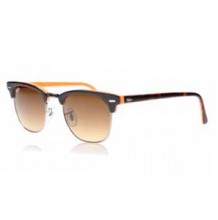 RAY-BAN-3016-Clubmaster-negro-naranja